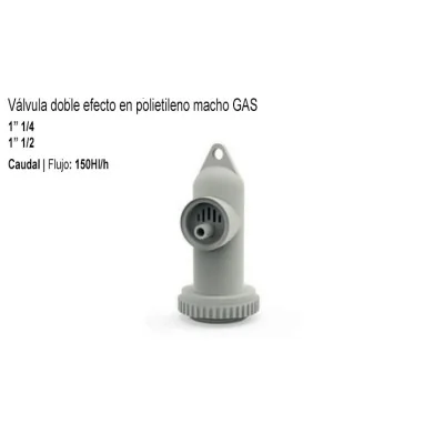 VALVULA PLASTICO BLANCO DE...