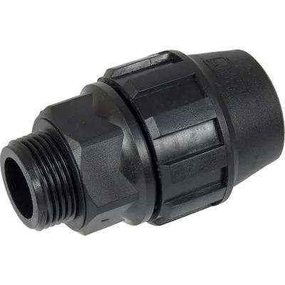 PVC, ENLACE ROSCA MACHO DE 40