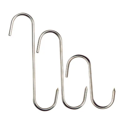 GANCHO INOX CARNICERO 220x5MM