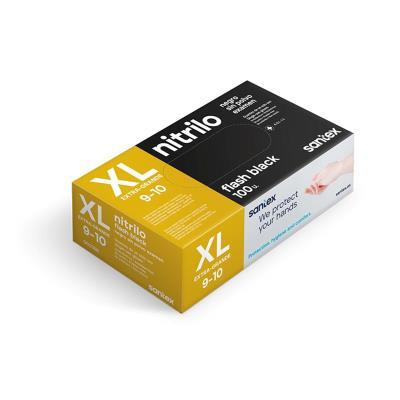 GUANTES NITRILO NEGROS...