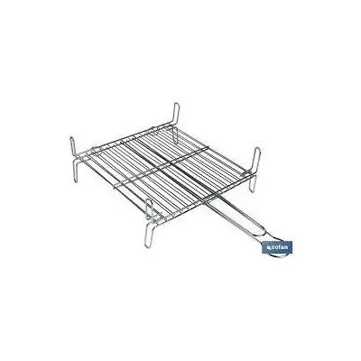 PARRILLA DOBLE INOX 35x40CM